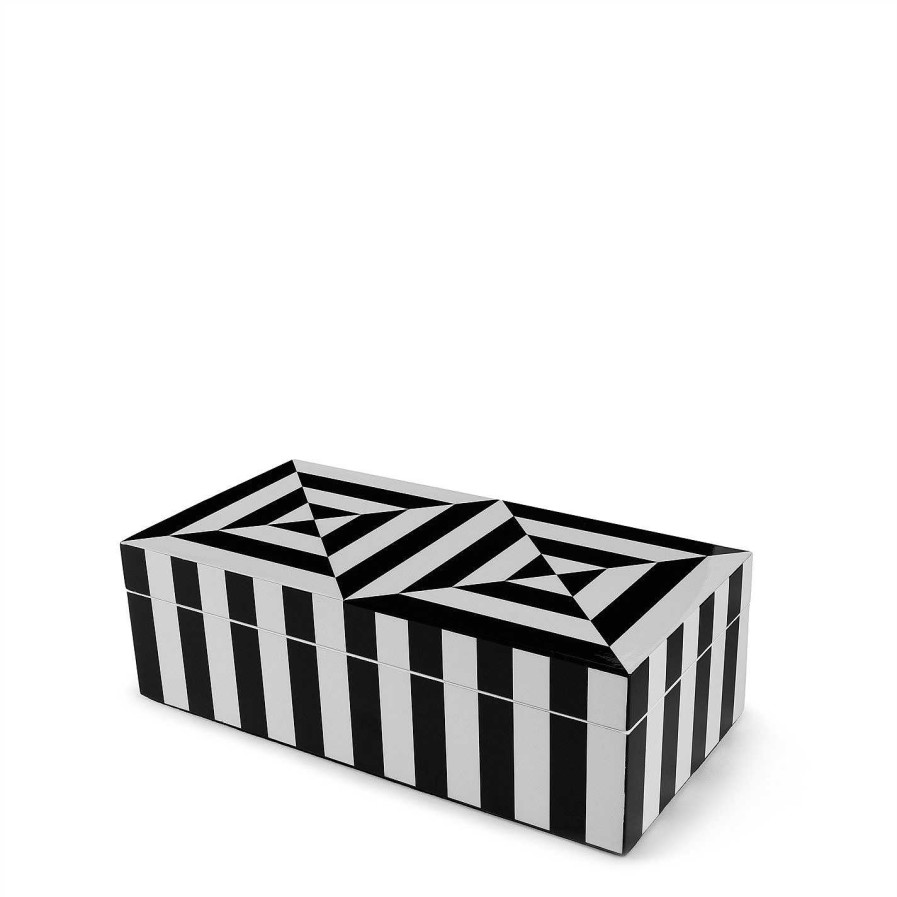 Jonathan Adler Trinket Boxes | Op Art Box - Small