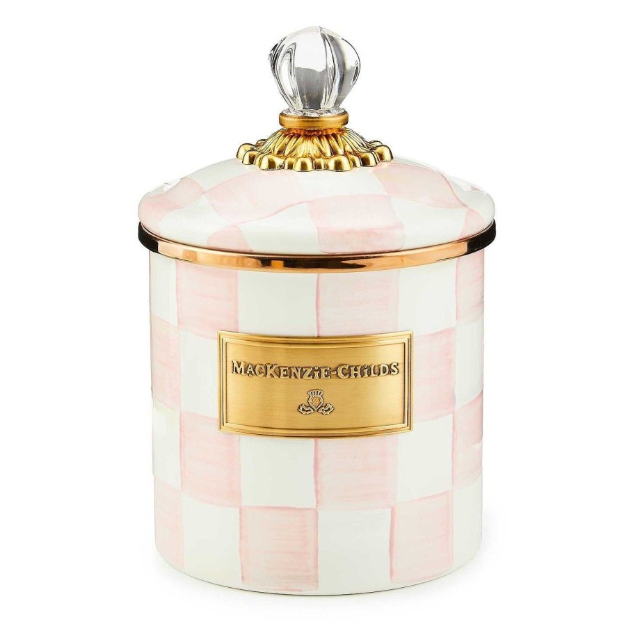 MacKenzie-Childs New In | Rosy Check Small Canister