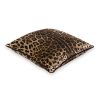 Dolce and Gabbana Casa Cushions | Leopard Velvet Cushion - 60X60Cm