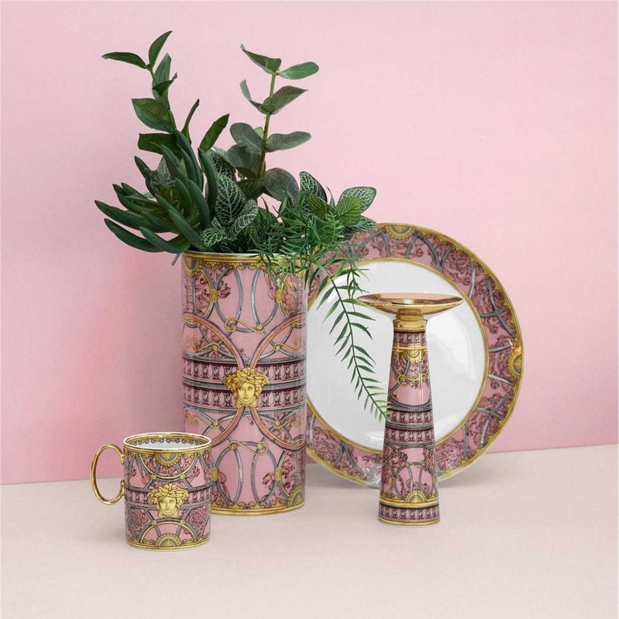 Versace Home Luxury Gifts | La Scala Del Palazzo Vase - Pink