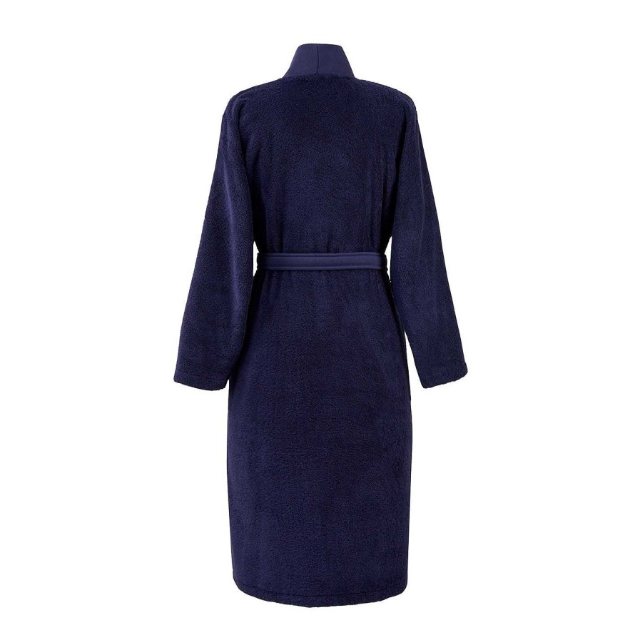 Boss Bathrobes & Dressing Gowns | Plain Kimono Navy