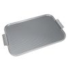 Kaymet Trays | Ribbed Metal Tray With Handles