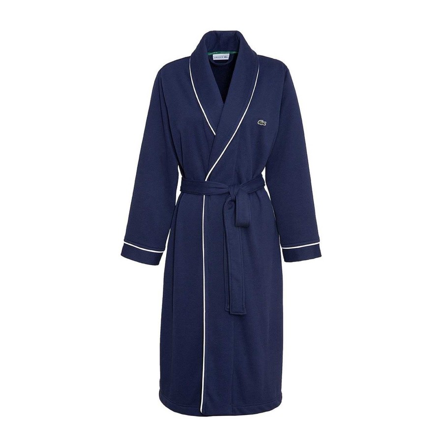 Lacoste Bathrobes & Dressing Gowns | Pique Robe Navy