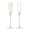 LSA Champagne Flutes & Saucers | Aurelia Grand Champagne Flute