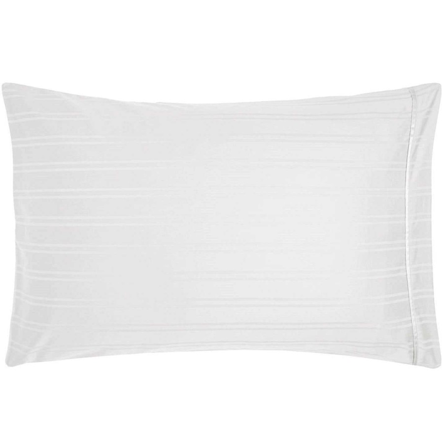 Hotel Collection Pillowcases | Woven Stripe Standard Pillowcase Pair