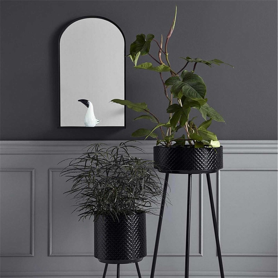 Nordal Mirrors | Iron Mirror With Shelf