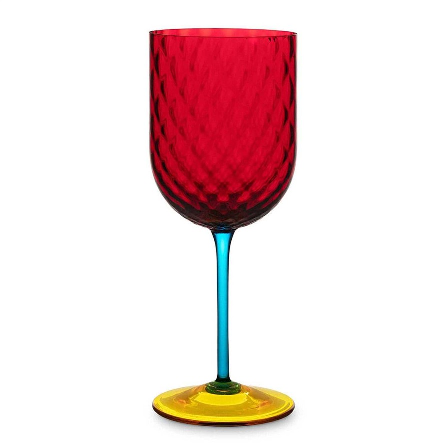 Dolce and Gabbana Casa Wine Glasses | Carretto Red Wine Glass - Red