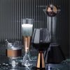 Tom Dixon Champagne Flutes & Saucers | Tank Champagne Glasses