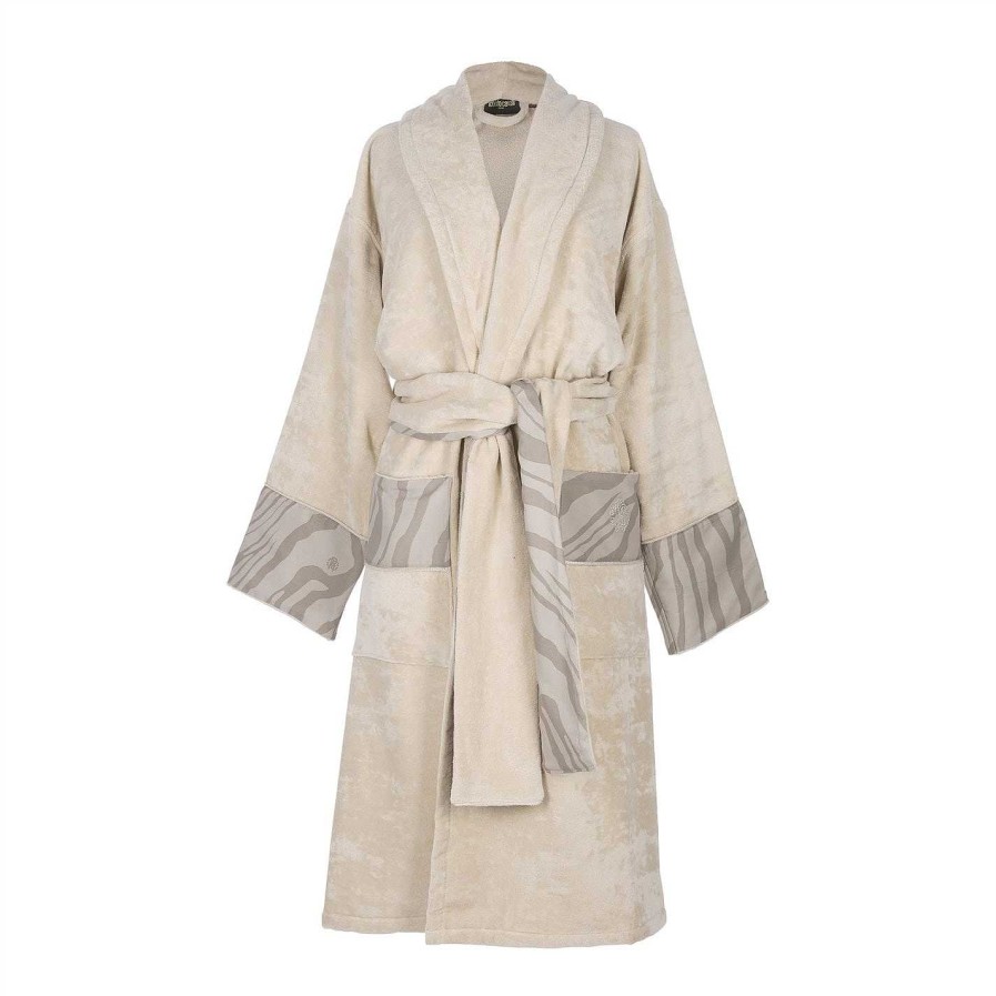 Roberto Cavalli Home Bathrobes & Dressing Gowns | Macro Zebrage Bathrobe