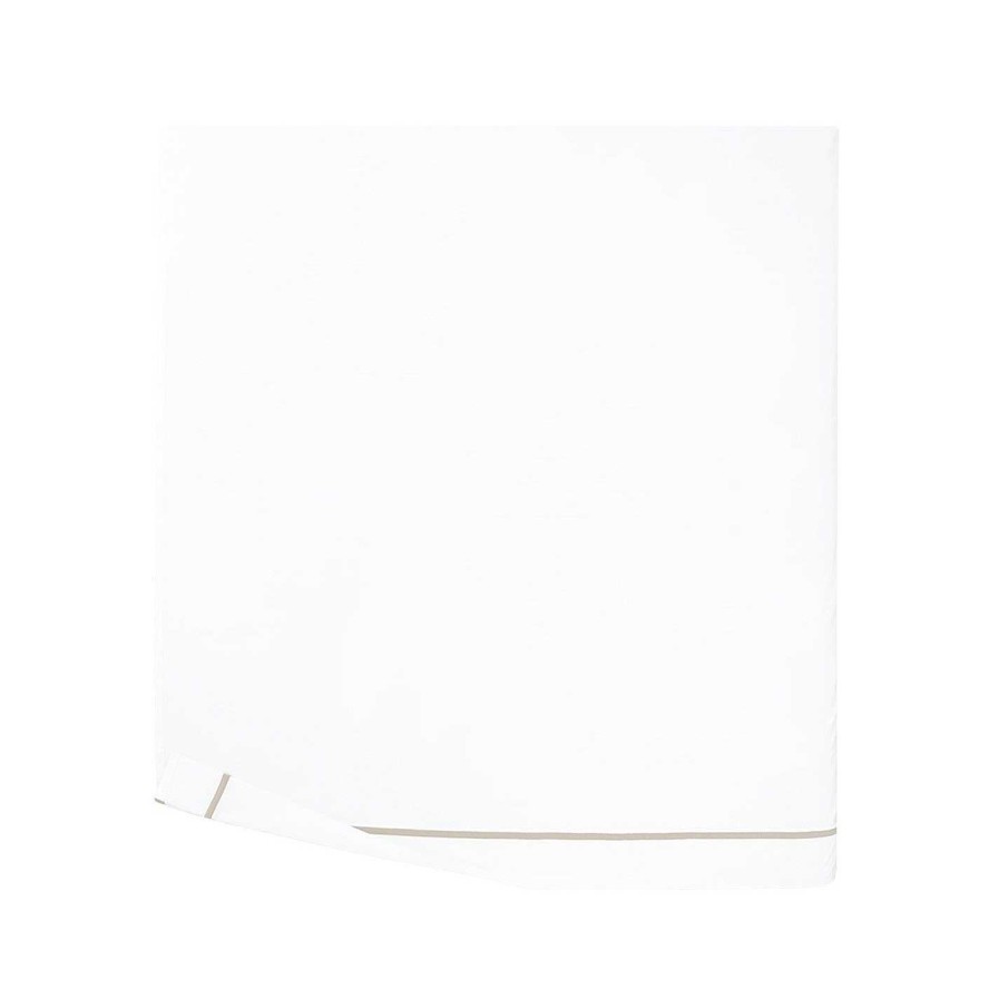 Yves Delorme Flat & Fitted Bed Sheets | Athena Pierre Organic Cotton Flat Sheet