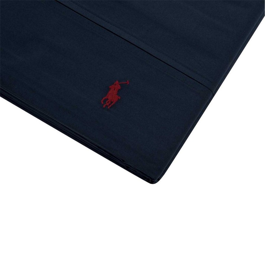 Ralph Lauren Home Flat & Fitted Bed Sheets | Polo Player Flat Sheet - Double