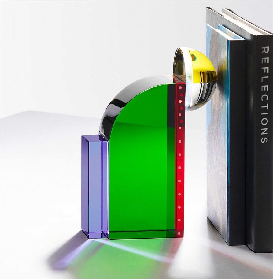 Reflections Copenhagen Bookends | Copenhagen Soho Crystal Book End