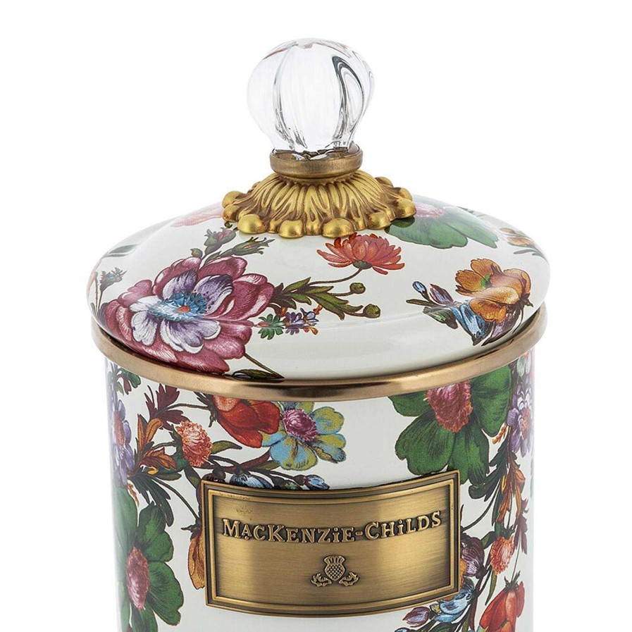 MacKenzie-Childs Jars & Canisters | Flower Market Enamel Canister