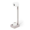 Wireworks Toilet Roll Holders | Free Standing Roll Holder - Oyster Oak