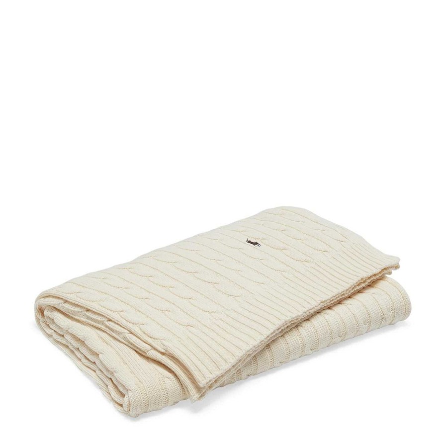 Ralph Lauren Home Throws & Blankets | Cable Knit Throw