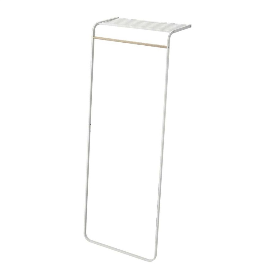 Yamazaki Photo Frames | Tower Leaning Coat Hanger With Shelf