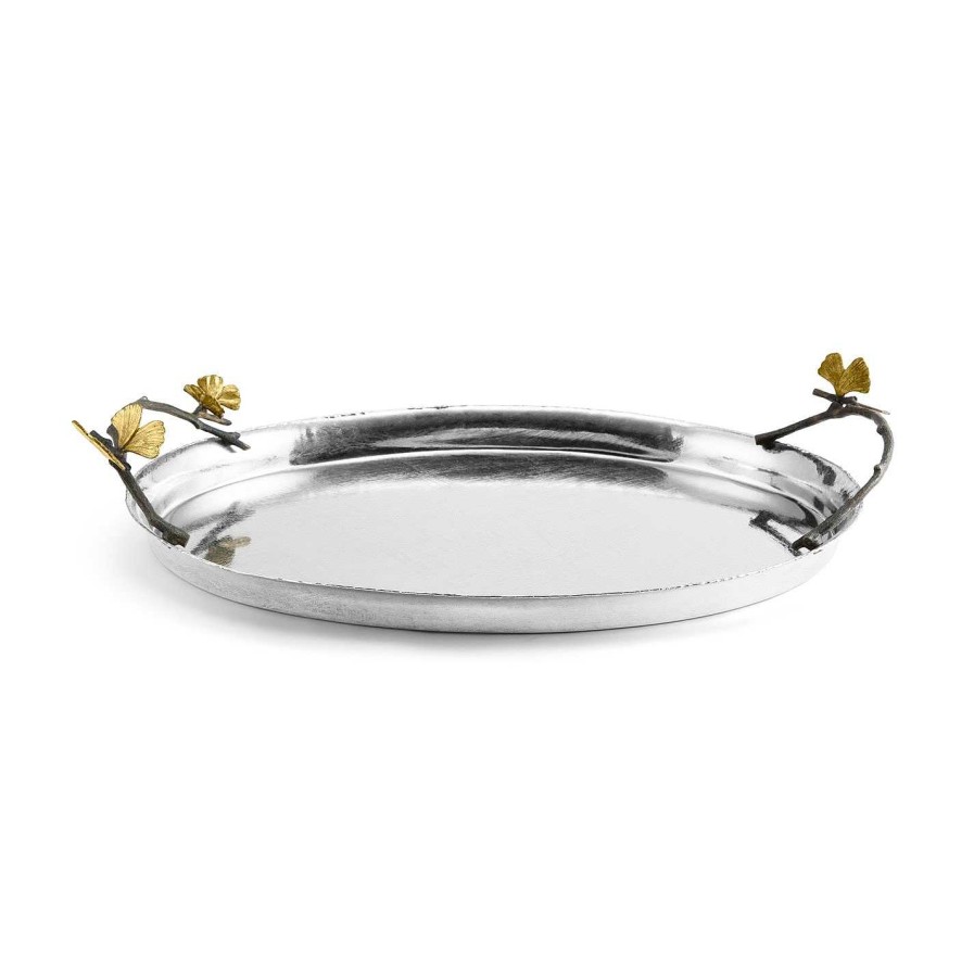 Michael Aram Engagement | Butterfly & Ginkgo Oval Tray