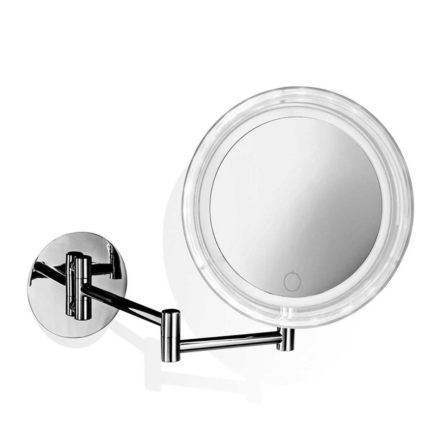 Decor Walther Mirrors | Bs 16 Touch Cosmetic Mirror - Illuminated Chrome - 5X Magnification