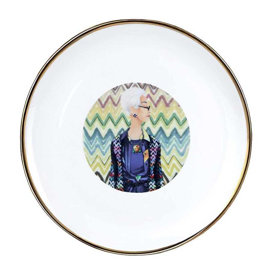 Who Icons Luxury Gifts | Classic Icons Dessert Plate