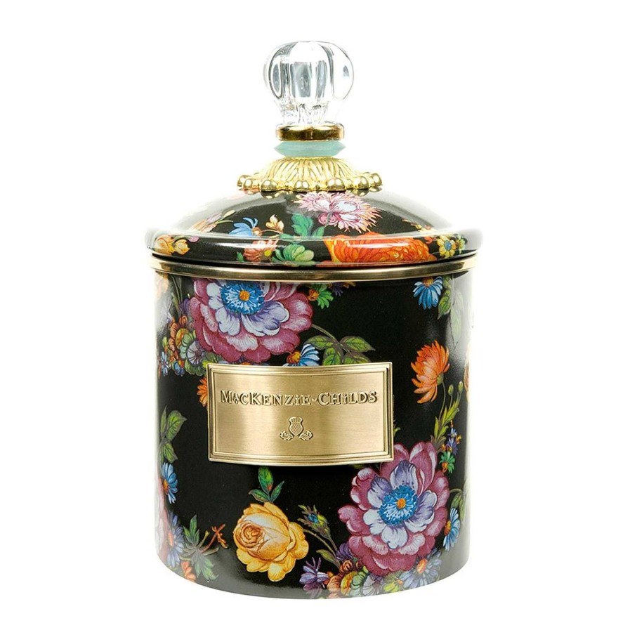 MacKenzie-Childs Jars & Canisters | Flower Market Enamel Canister