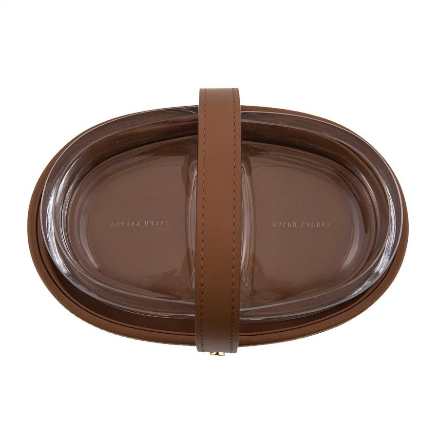 Ralph Lauren Home Decorative Bowls & Dishes | Garrett Canvas And Leather Double Nut Bowl