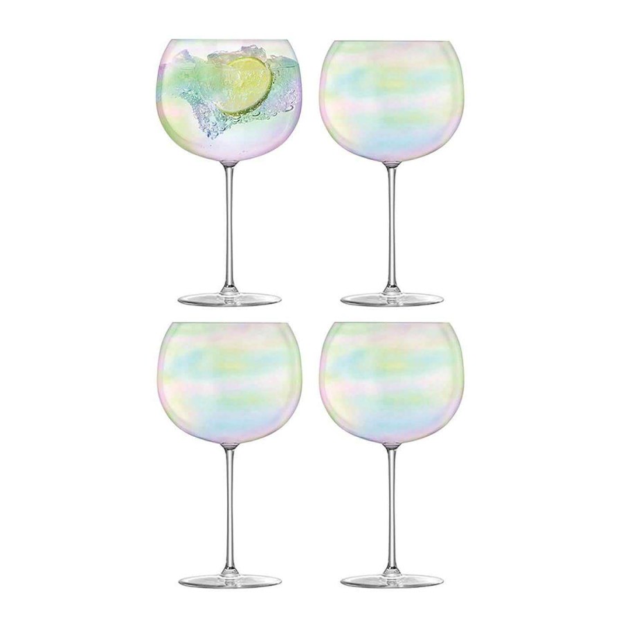 LSA Cocktail Glasses | Bubble Balloon Glass - Set Of 4