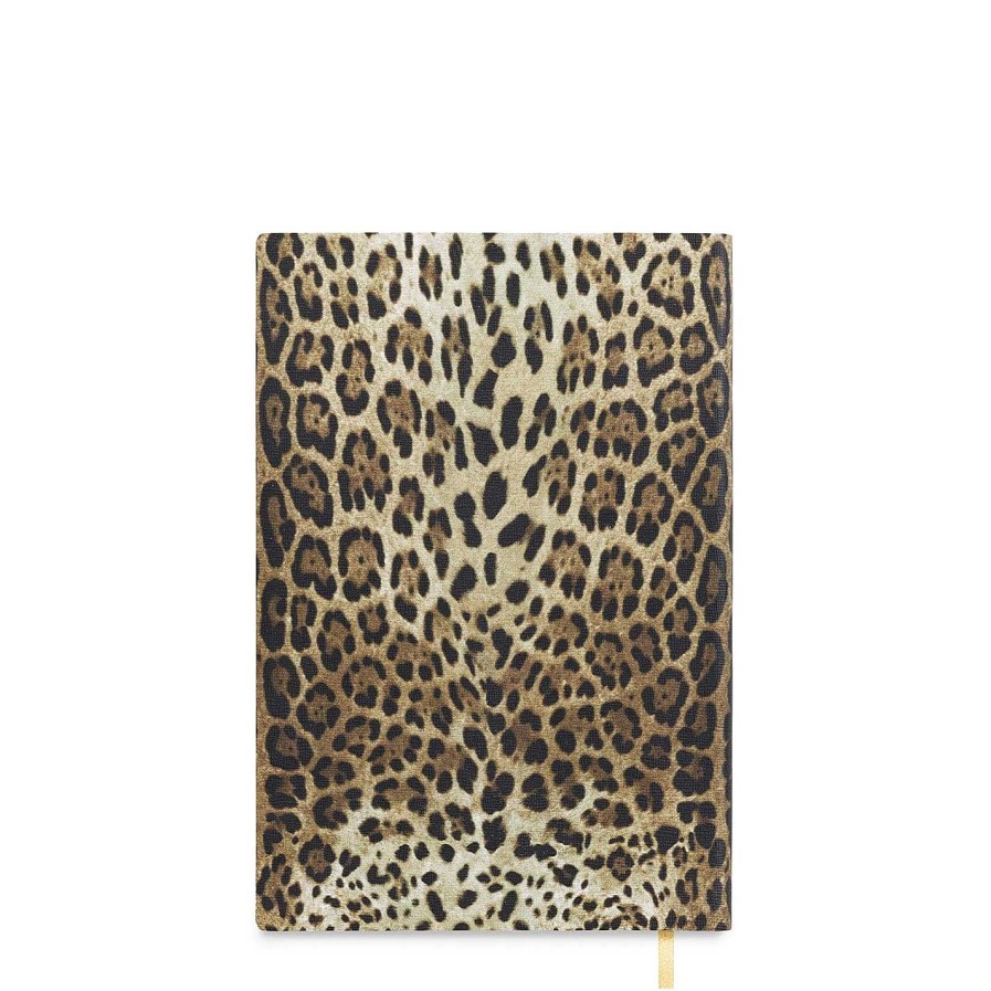 Dolce and Gabbana Casa Home Office Accessories | Leopard Notebook - Medium