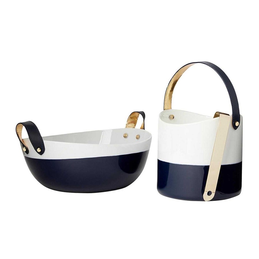 Ralph Lauren Home Ice Buckets & Coolers | Wyatt Ice Bucket And Tongs