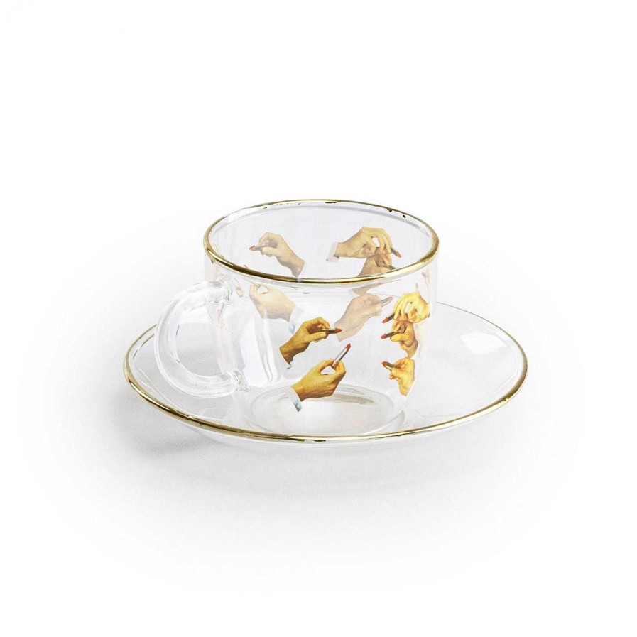 Seletti wears Toiletpaper Tea & Coffee | Toiletpaper Glass Coffee Set