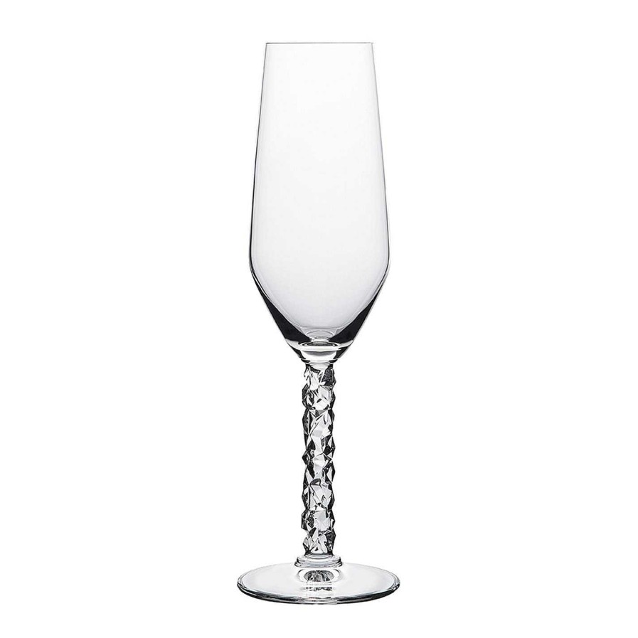 Orrefors Champagne Flutes & Saucers | Carat Champagne Glass