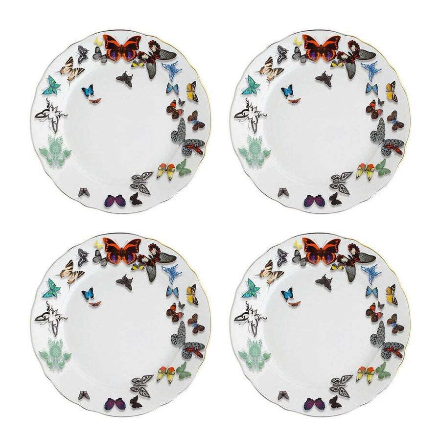 Christian Lacroix Plates | Butterfly Parade Dinner Plate - Set Of 4