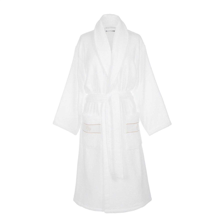 Roberto Cavalli Home Bathrobes & Dressing Gowns | Gold Shawl Bathrobe