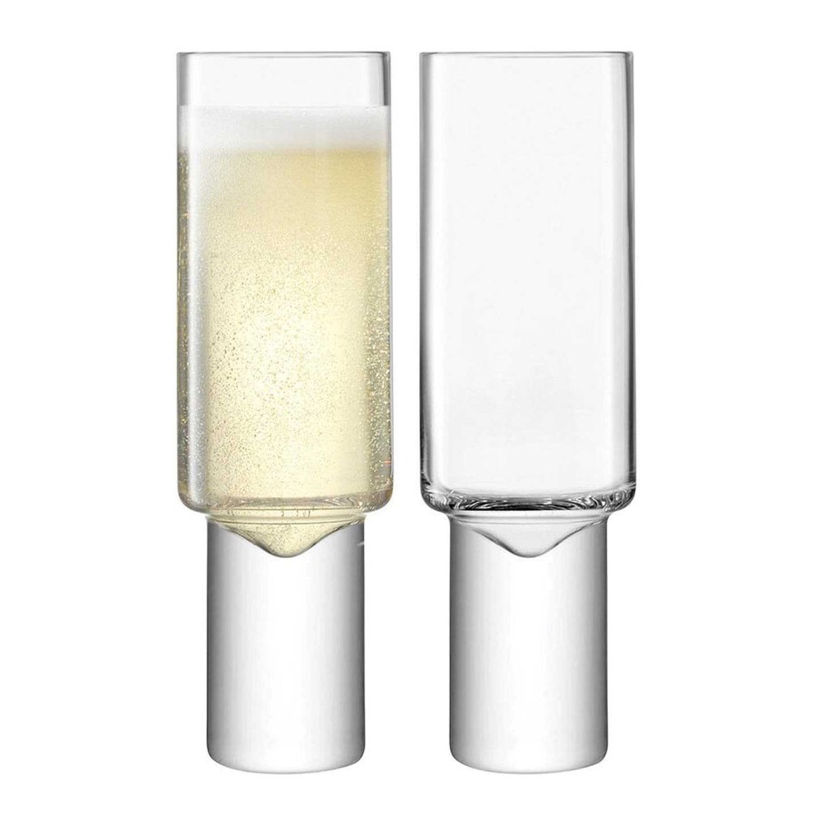 LSA Champagne Flutes & Saucers | Boris Champagne Flute Glass