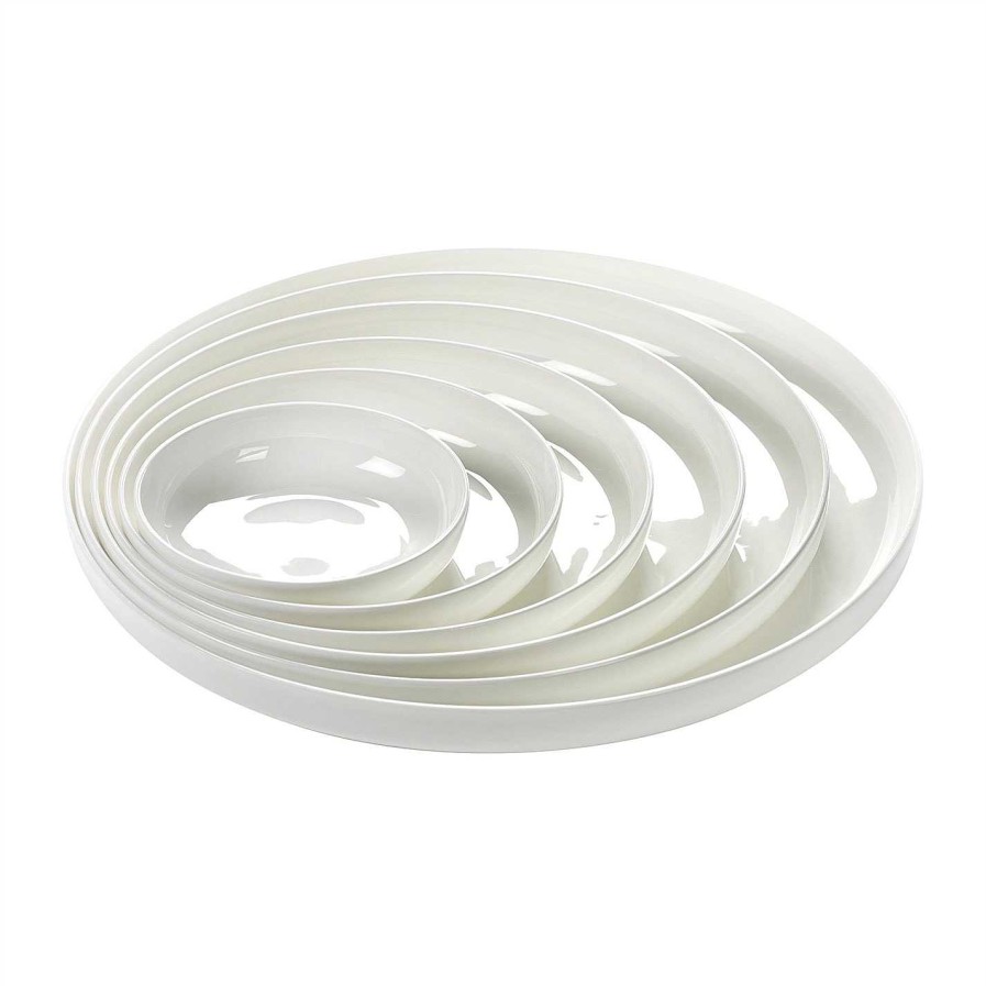 Serax Decorative Bowls & Dishes | Piet Boon Base Flat White Platter