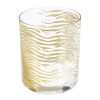 Roberto Cavalli Home Tumblers & Highballs | Zebra Old Fashioned Glass Tumblers - Set Of 2