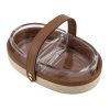 Ralph Lauren Home Decorative Bowls & Dishes | Garrett Canvas And Leather Double Nut Bowl