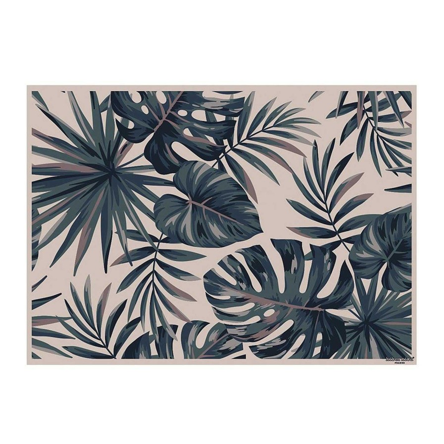 PODEVACHE Placemats | Summer Bounty Jungle Placemat - Brown/Green