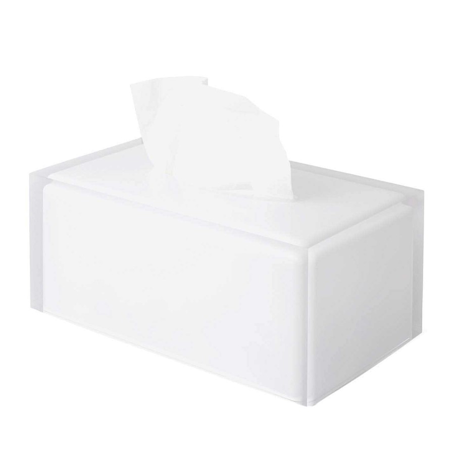 Jonathan Adler Tissue Boxes | Hollywood Long Tissue Box - Clear