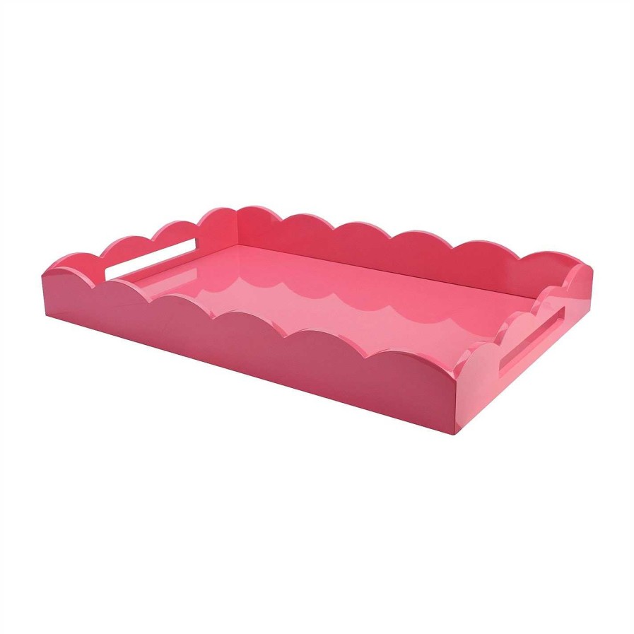 Addison Ross Trays | Lacquered Scalloped Tray