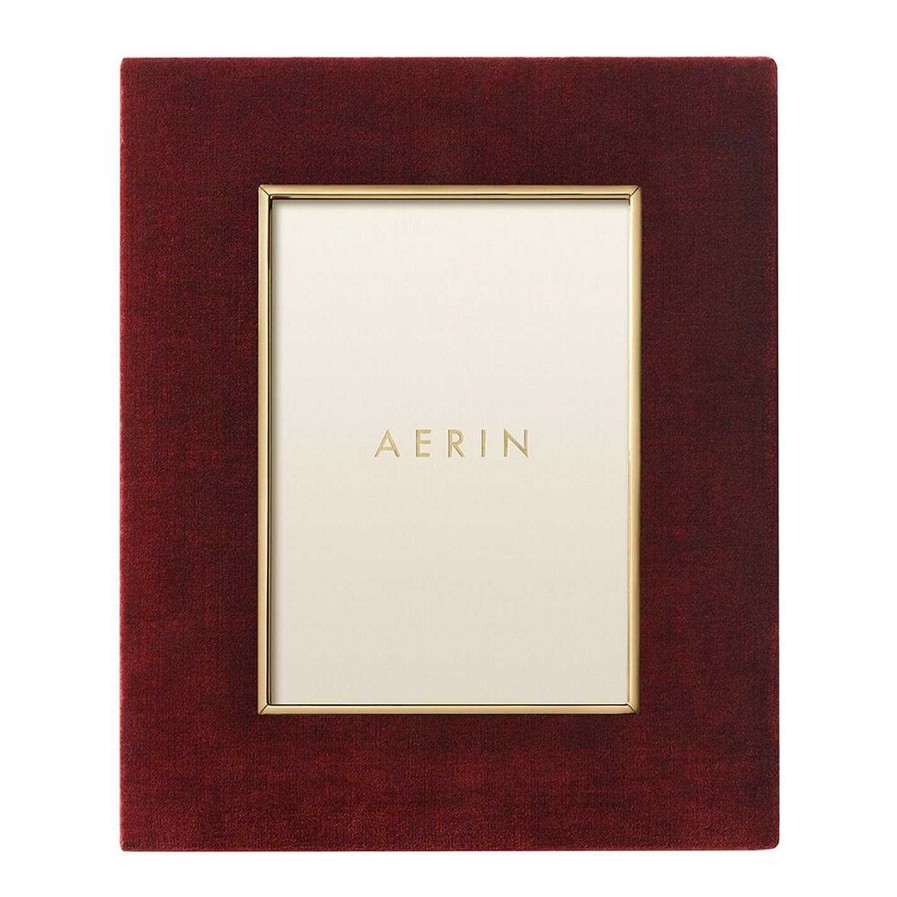 AERIN Photo Frames | Cinnabar Valentina Velvet Frame