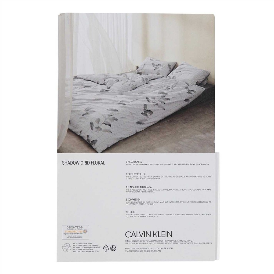 Calvin Klein Pillowcases | Shadow Grid Pillowcase