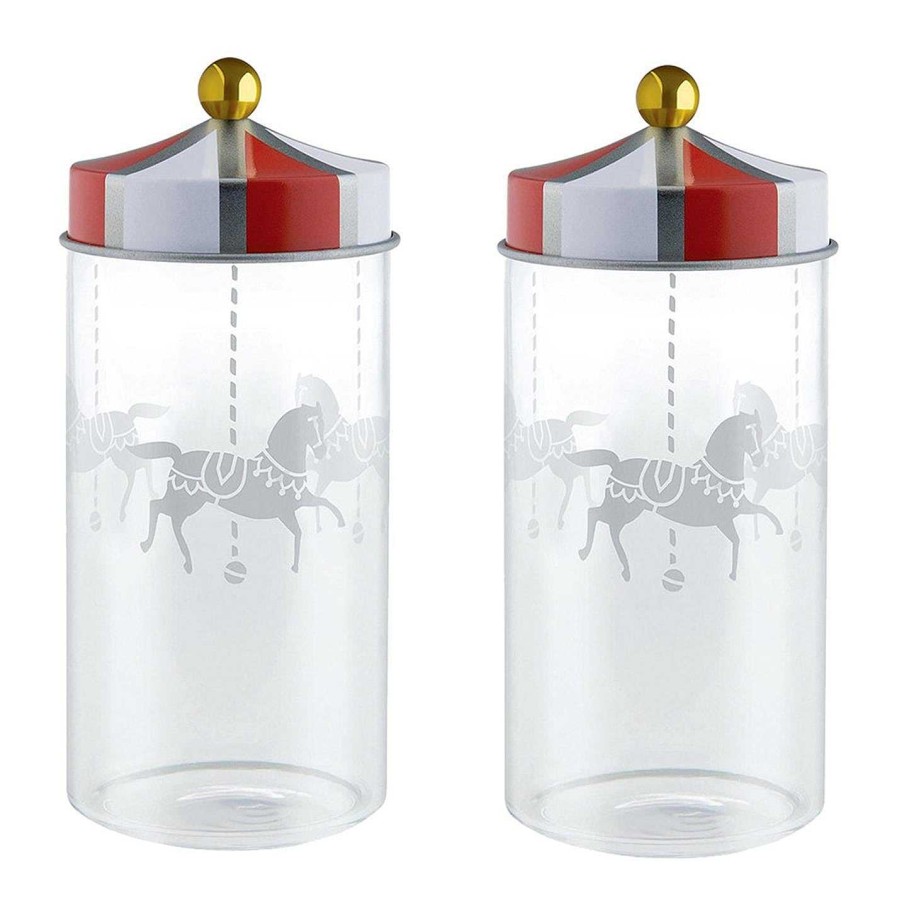 Alessi Jars & Canisters | Circus Spice Jars - Set Of 2