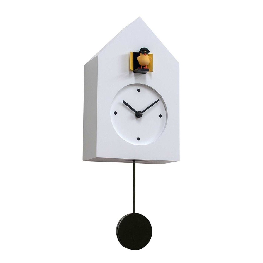 Progetti Clocks | Freebird Badass Wall Clock - White