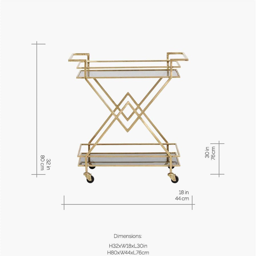 Nordal Bar Carts & Trolleys | Zag Trolley