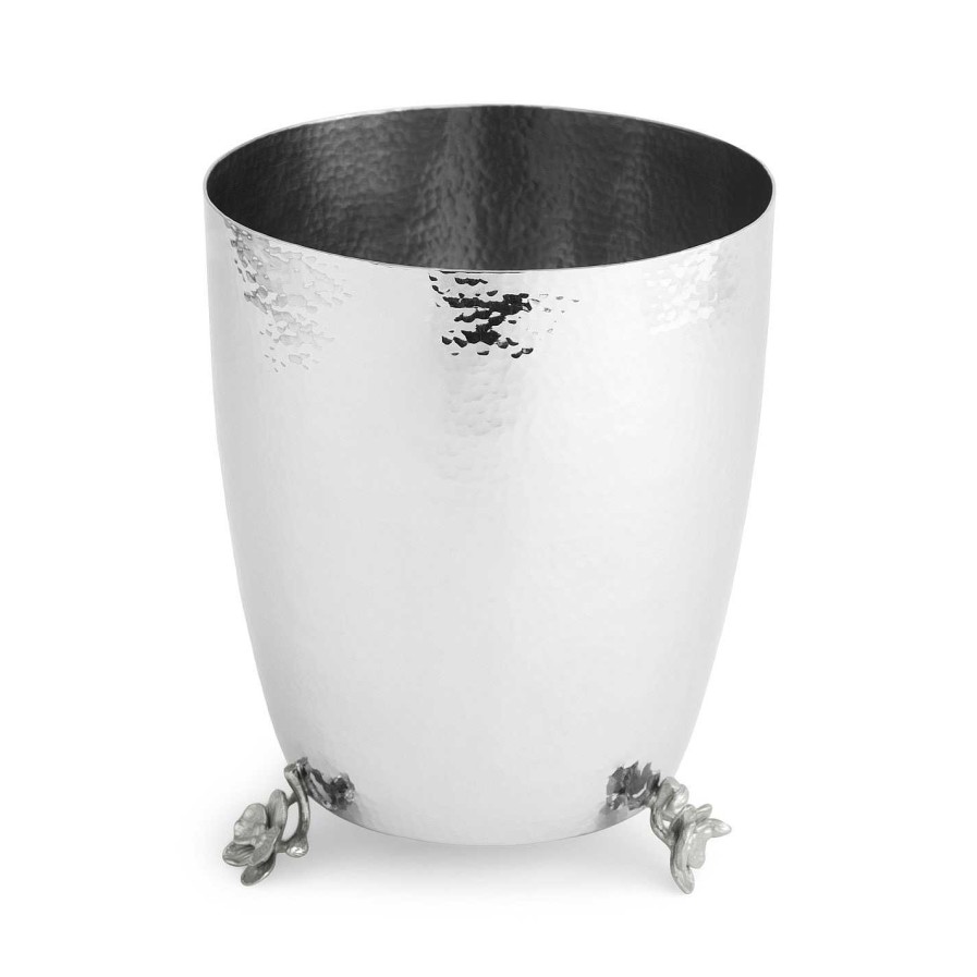 Michael Aram Storage | White Orchid Waste Basket