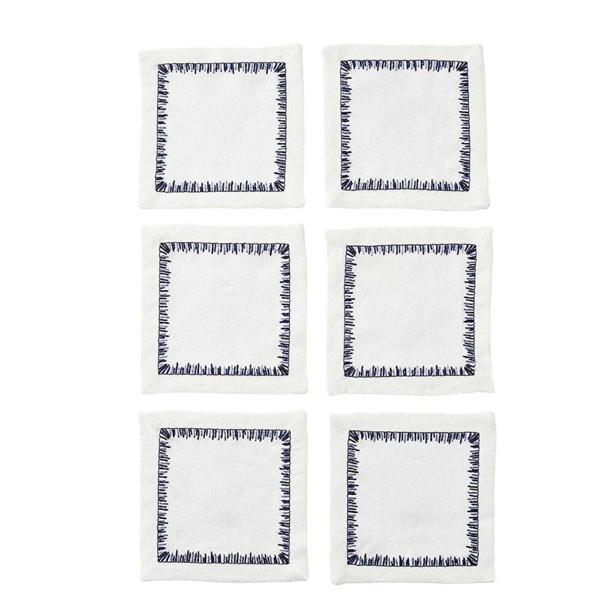 Kim Seybert Napkins | Filament Cocktail Napkin - Set Of 6