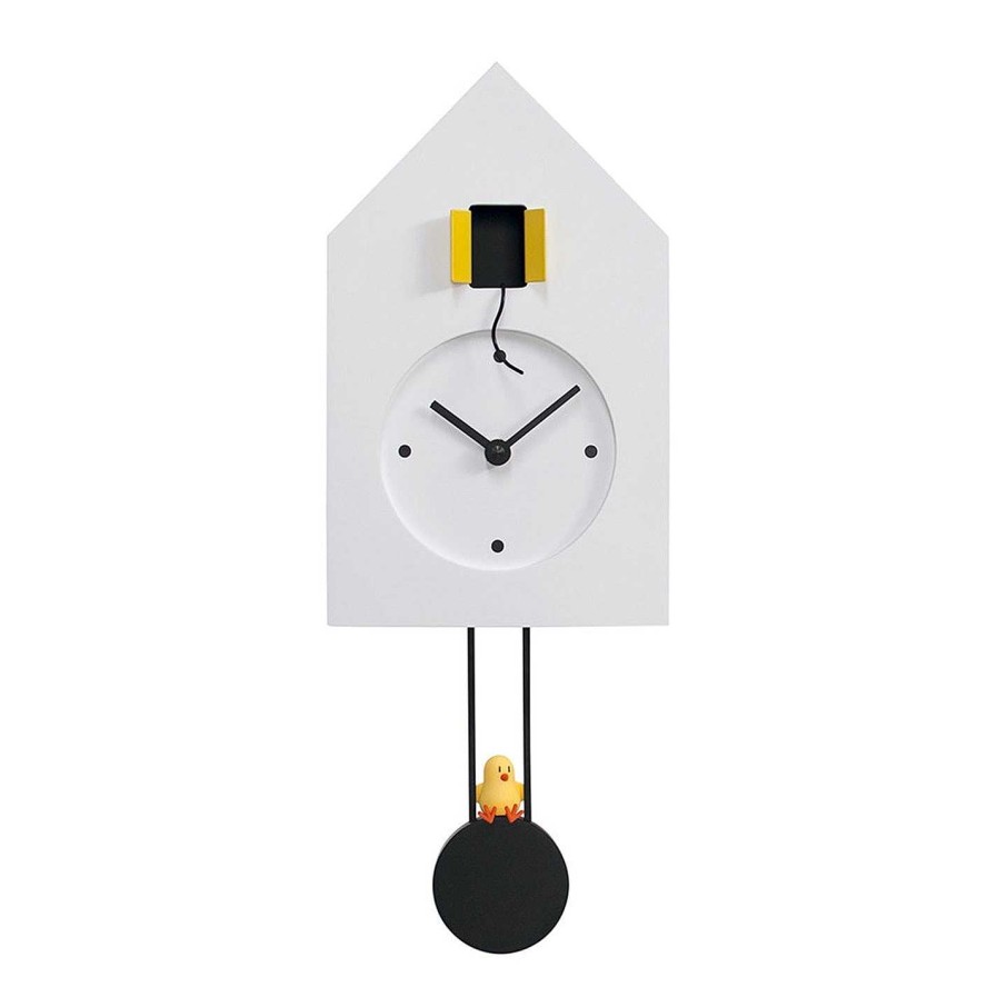 Progetti Clocks | Freebird Wall Clock - White