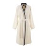 Boss Bathrobes & Dressing Gowns | Iconic Stripe Organic Cotton Robe