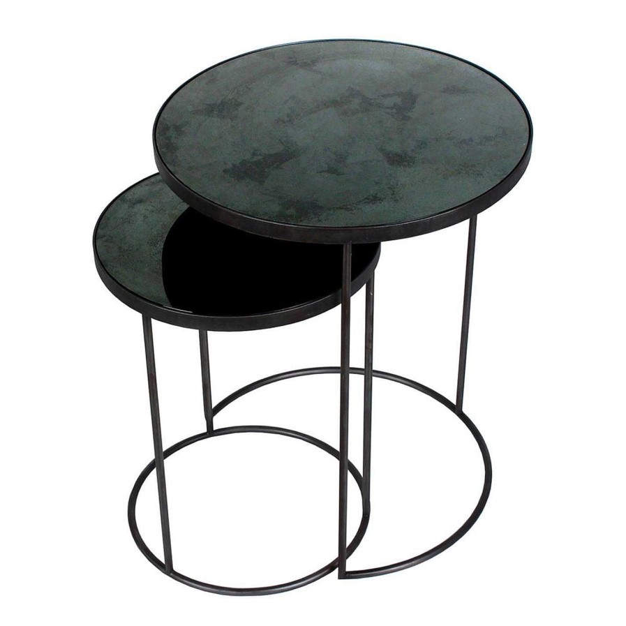 Ethnicraft Side Tables | Nesting Side Table Set