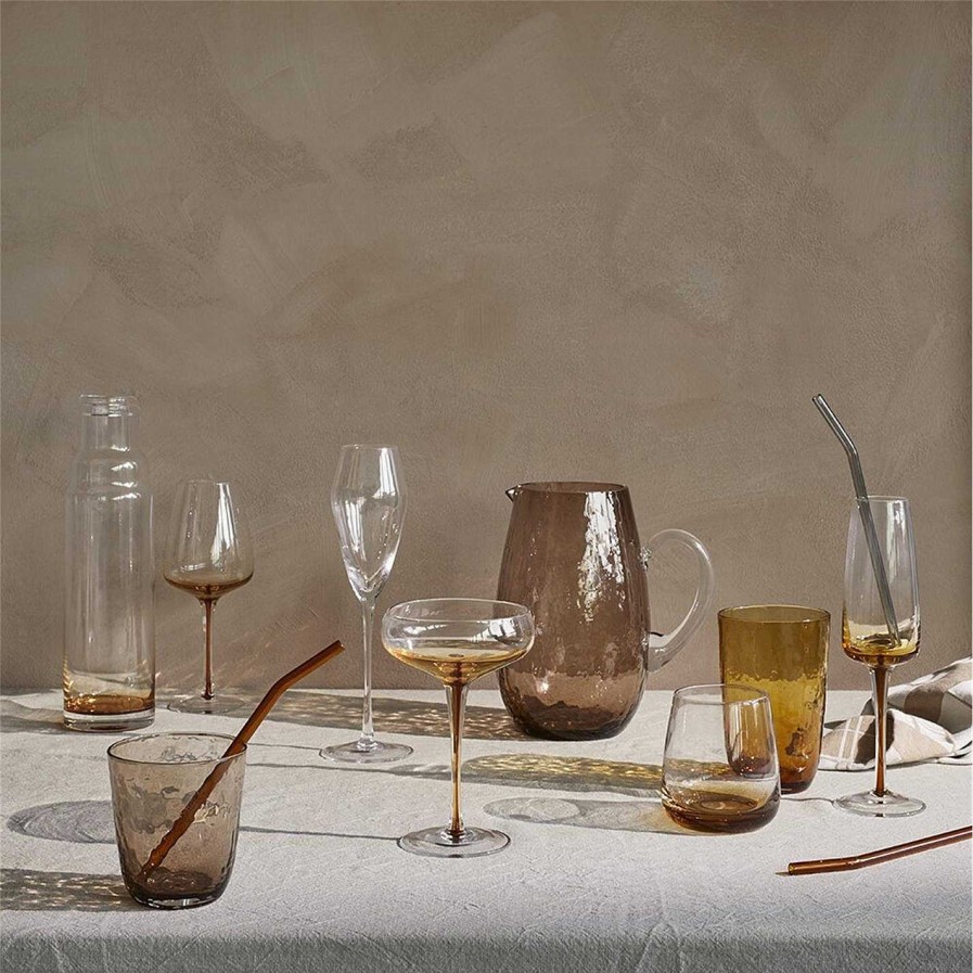 Broste Copenhagen Tumblers & Highballs | Hammered Tall Tumbler